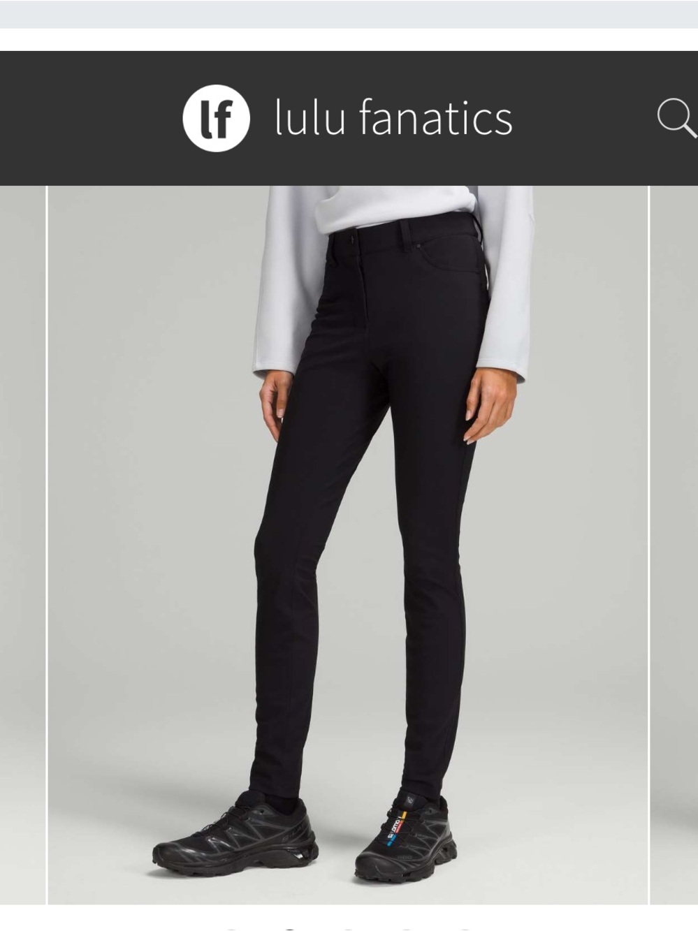 NWT Lululemon City Sleek Slim-Fit High Rise Pant Sz 30 / 10 Regular Black